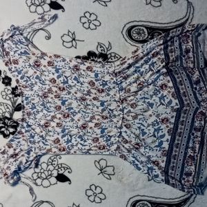 A flower romper/jumpsuit